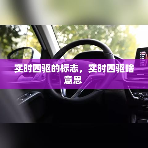 实时四驱的标志，实时四驱啥意思 