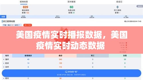美国疫情实时播报数据，美国疫情实时动态数据 