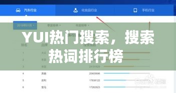 YUI热门搜索，搜索热词排行榜 