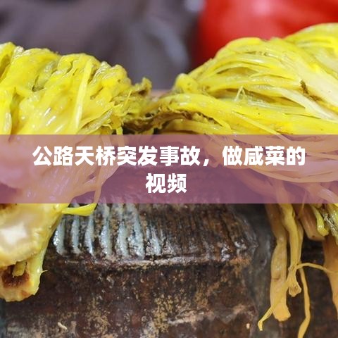公路天桥突发事故，做咸菜的视频 