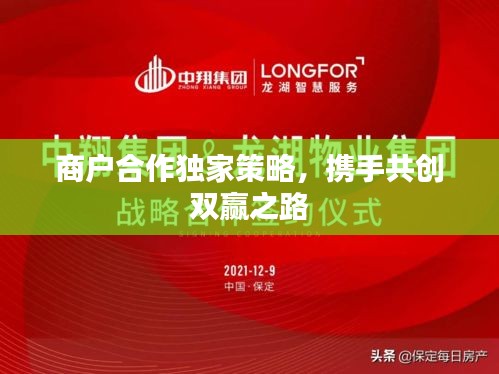 商户合作独家策略，携手共创双赢之路