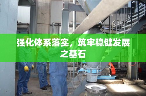 强化体系落实，筑牢稳健发展之基石